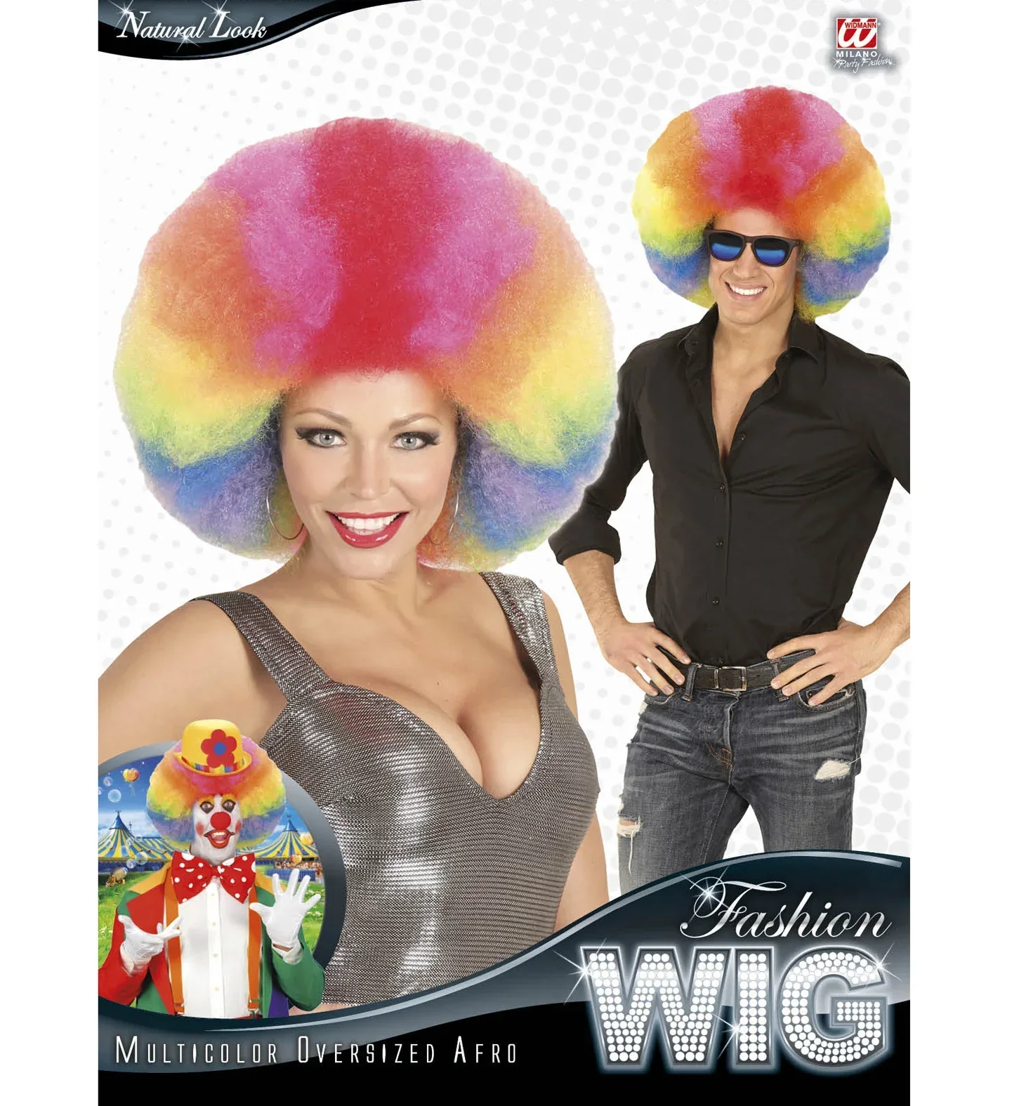 Peluca Super Afro Multicolor - Image 5