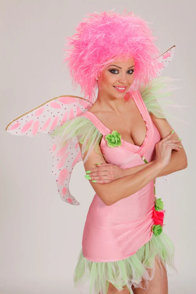 Peluca de Hada Rosa Fucsia - Image 4