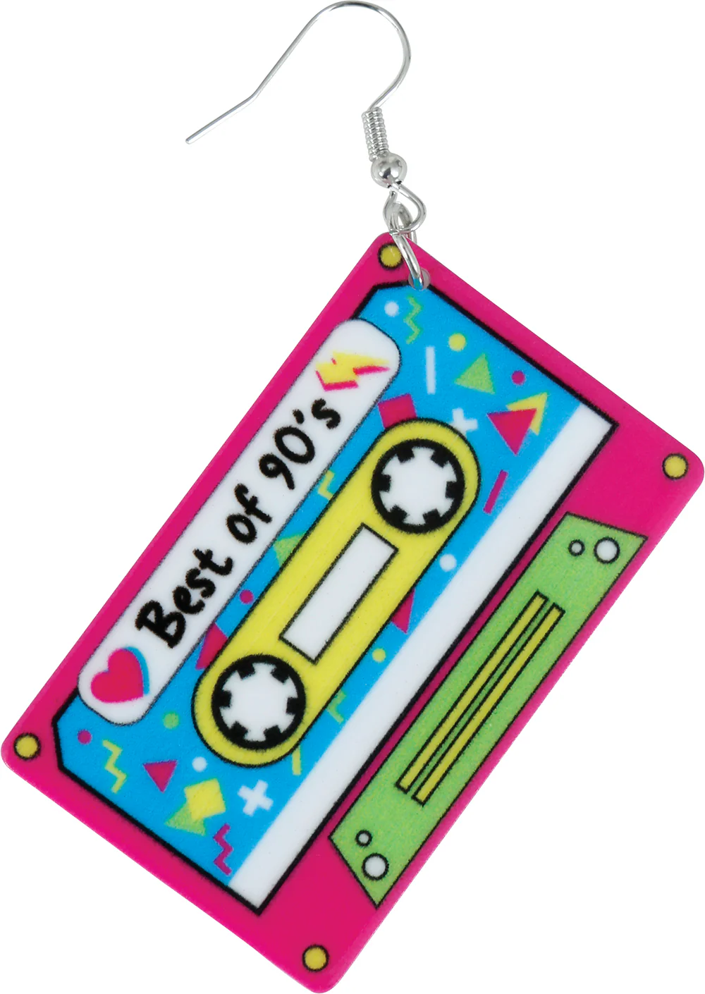Pendientes Años 90 de Cassete Multicolor - Image 4