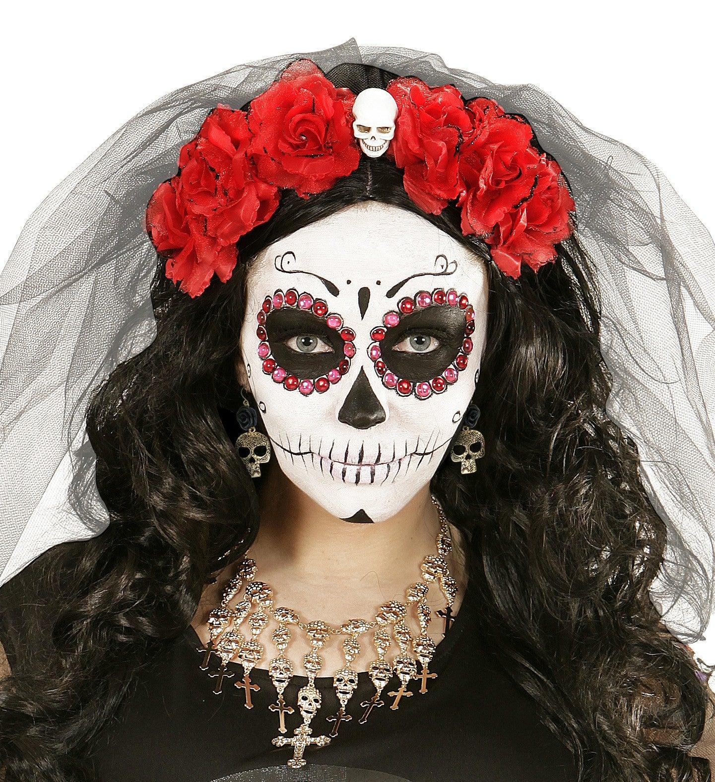 Pendientes de Catrina con Calaveras - Image 2