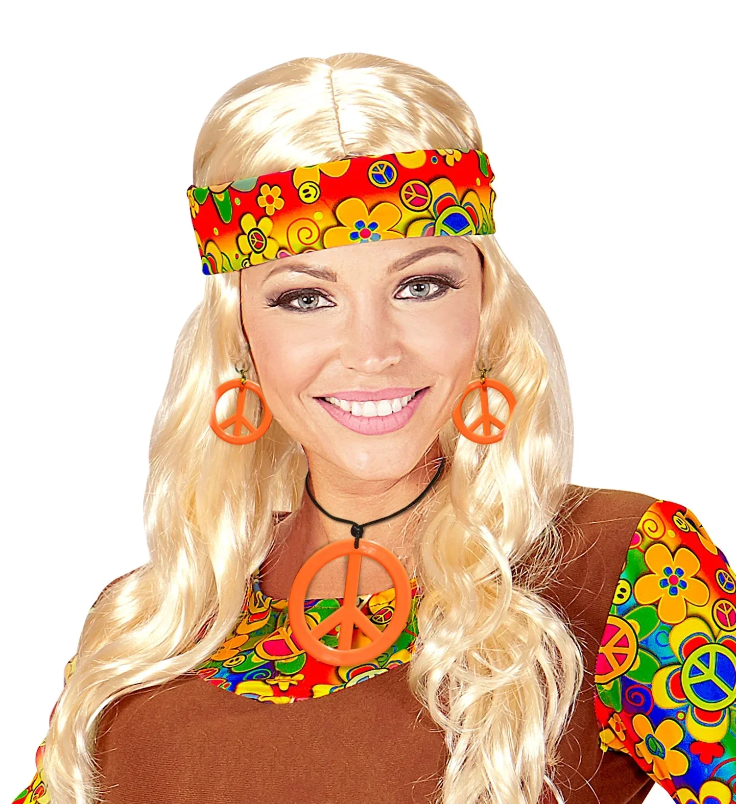Pendientes y Collar Hippies en Diferentes Colores - Image 14