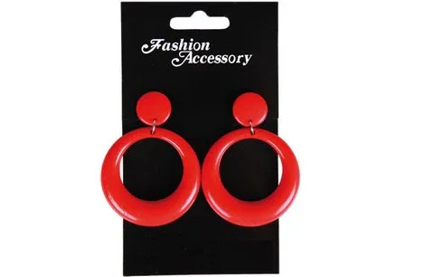 Pendientes de Flamenca en Rojo, Blanco y Verde - Image 3