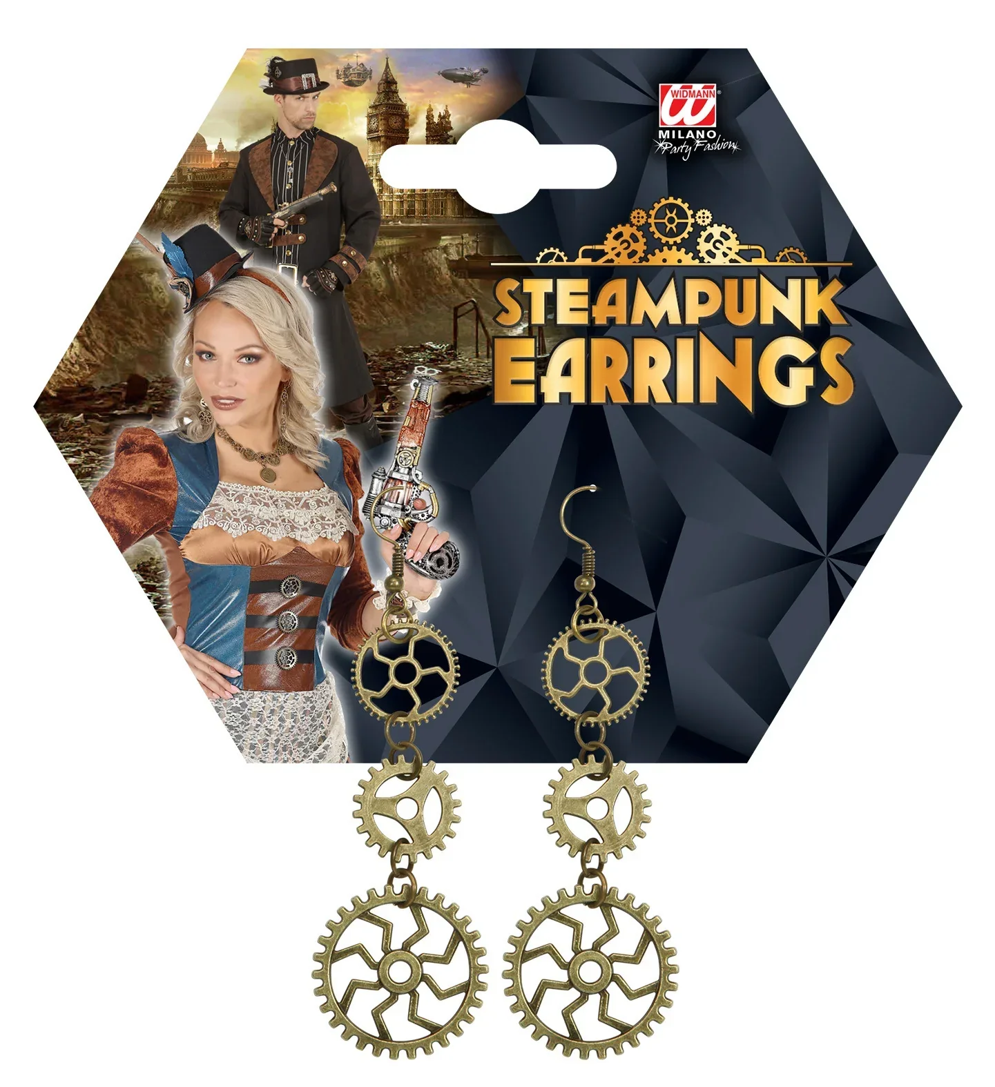 Pendientes Steampunk con Engranajes - Image 5