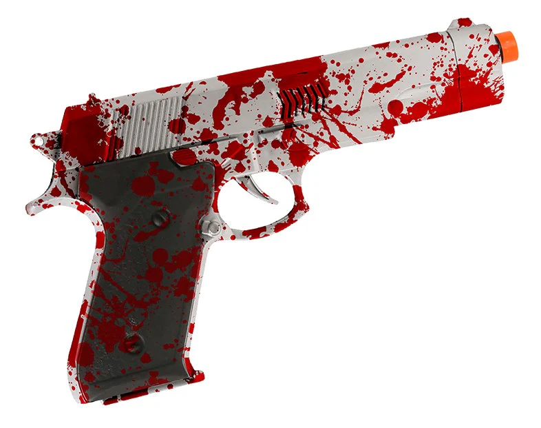 Pistola Sangrienta con Sonido