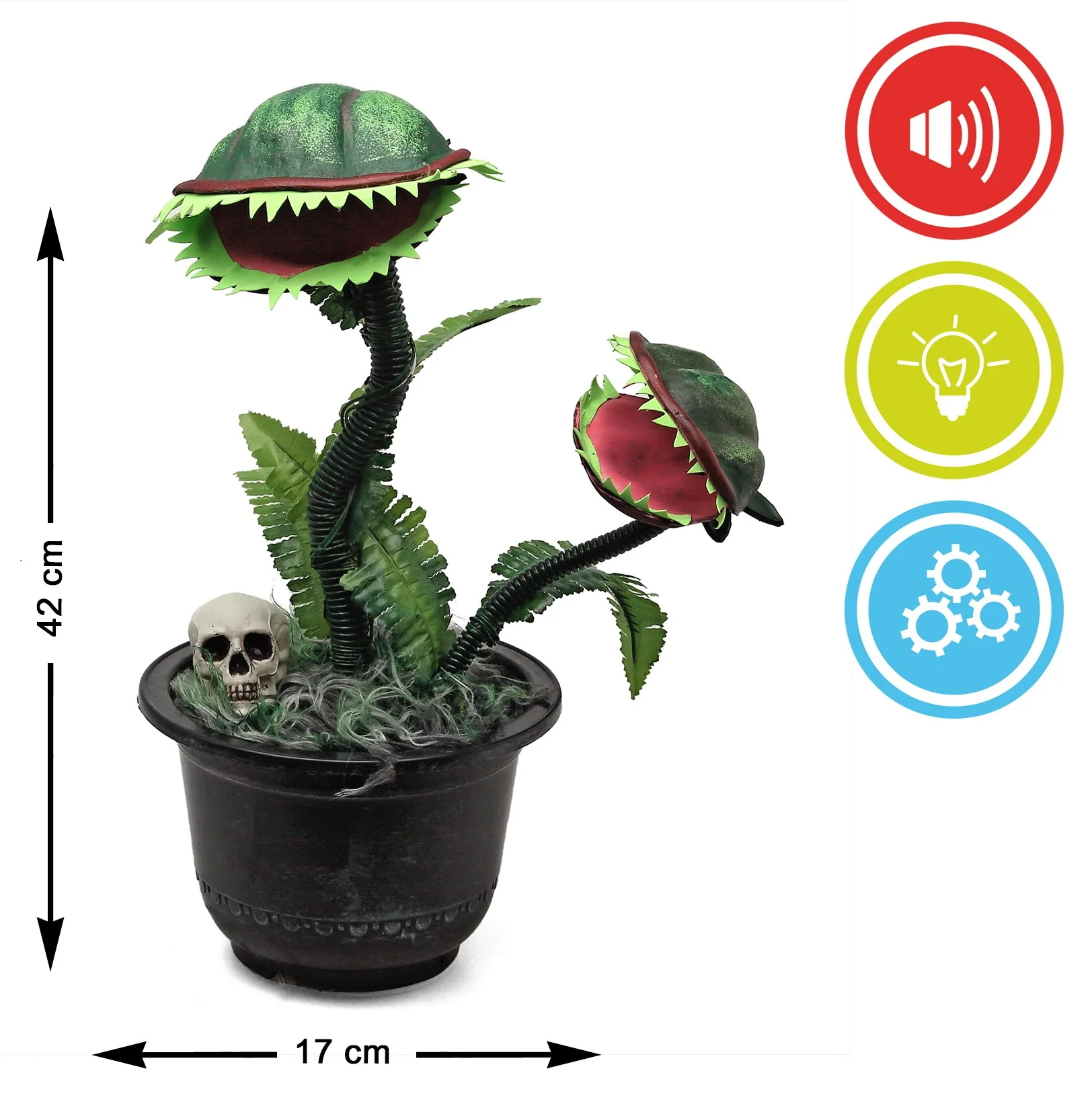 Planta Carnívora con Movimiento, Luz y Sonido - Image 2