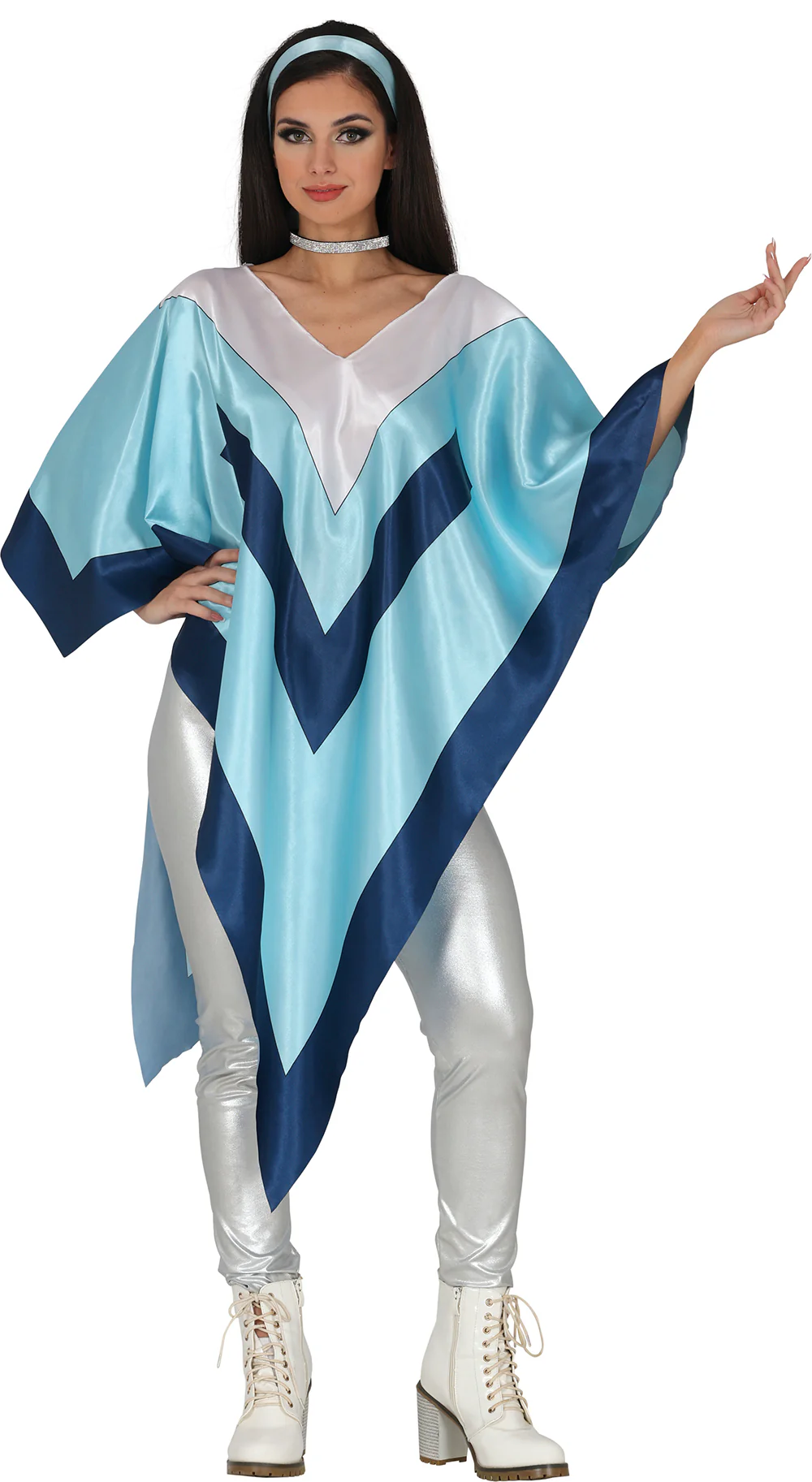 Poncho Disco de Cantante ABBA para Mujer