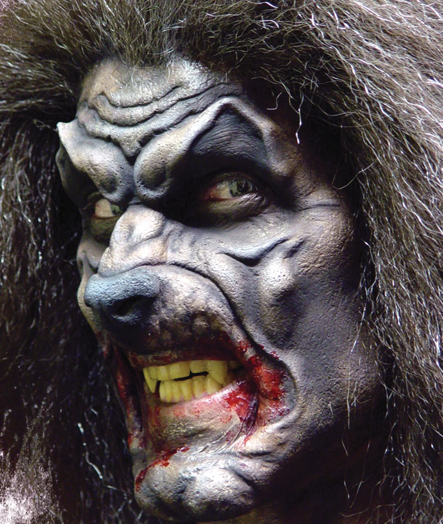 Prótesis de Cara de Hombre Lobo