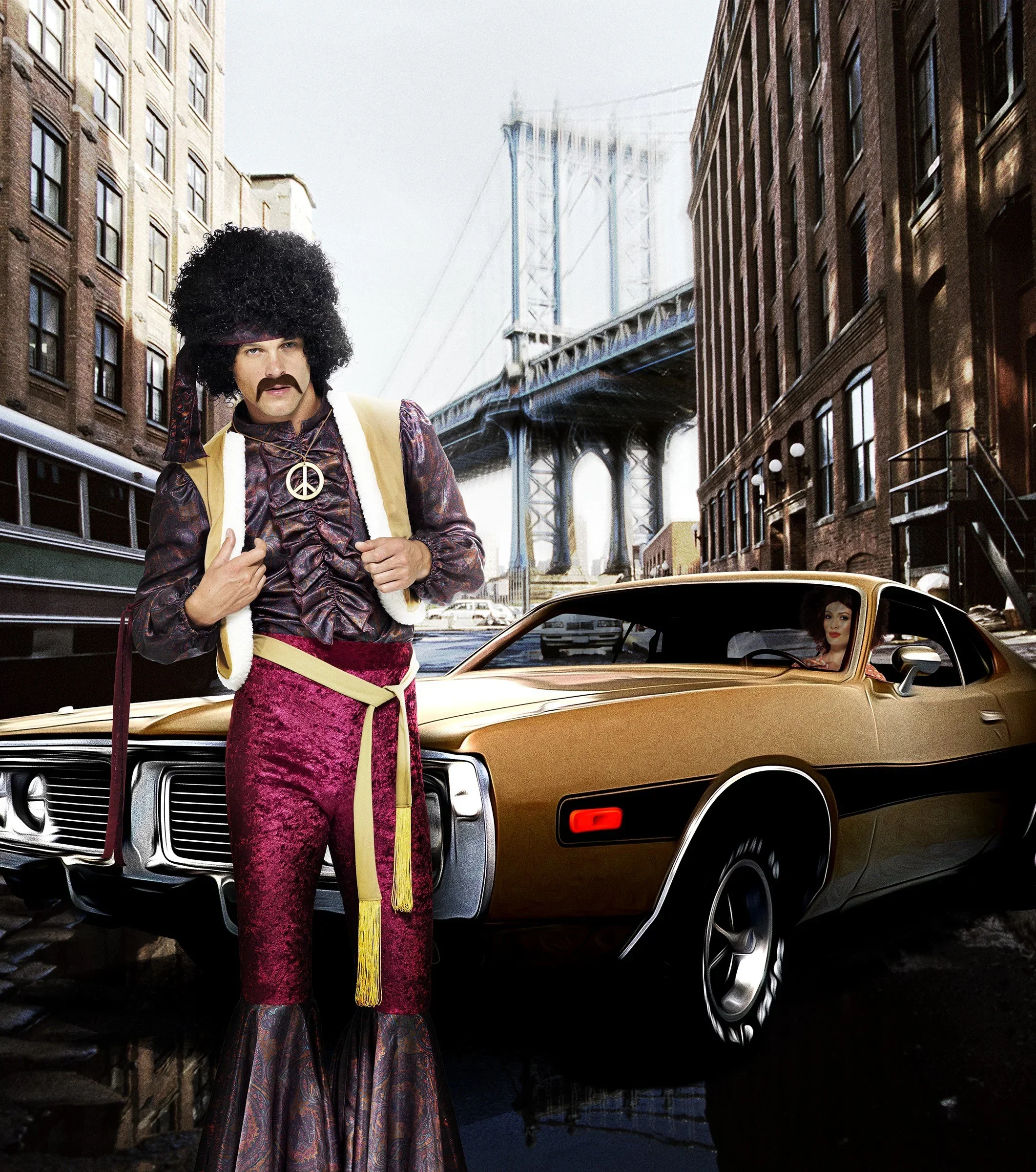 Disfraz de Jimi Hendrix para Hombre - Image 4