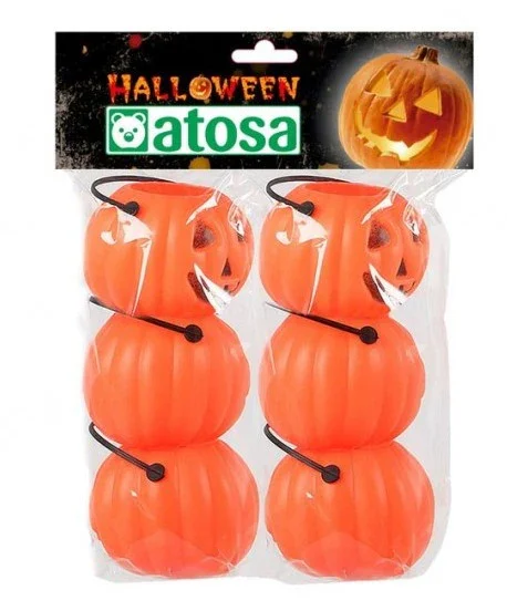 Pack de 6 Calabazas para Decoración de Halloween - Image 3