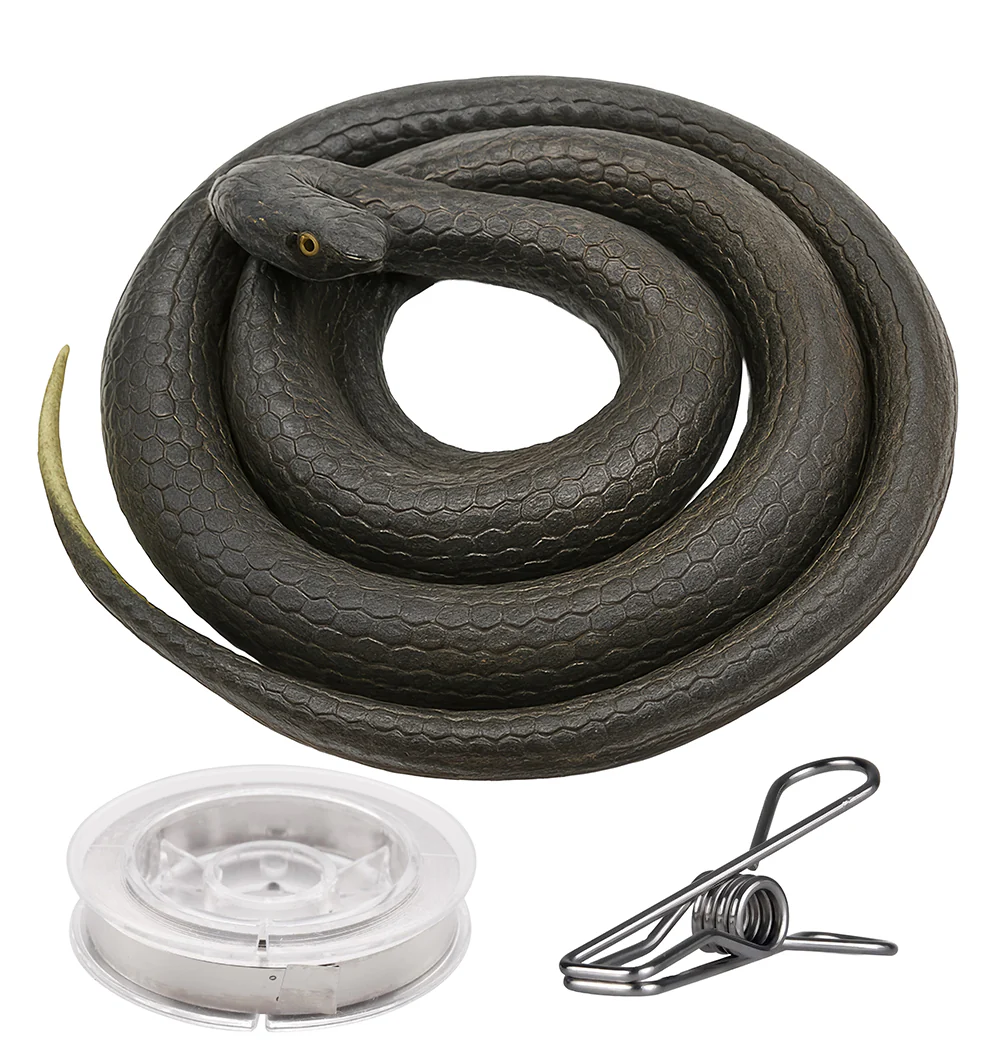 Serpiente de Broma con Hilo de Nailón y Pinza