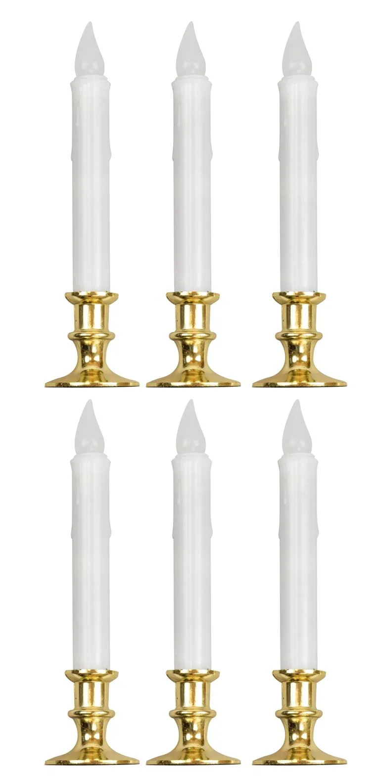Set de 6 Candelabros con Velas Led y Temporizador - Image 3