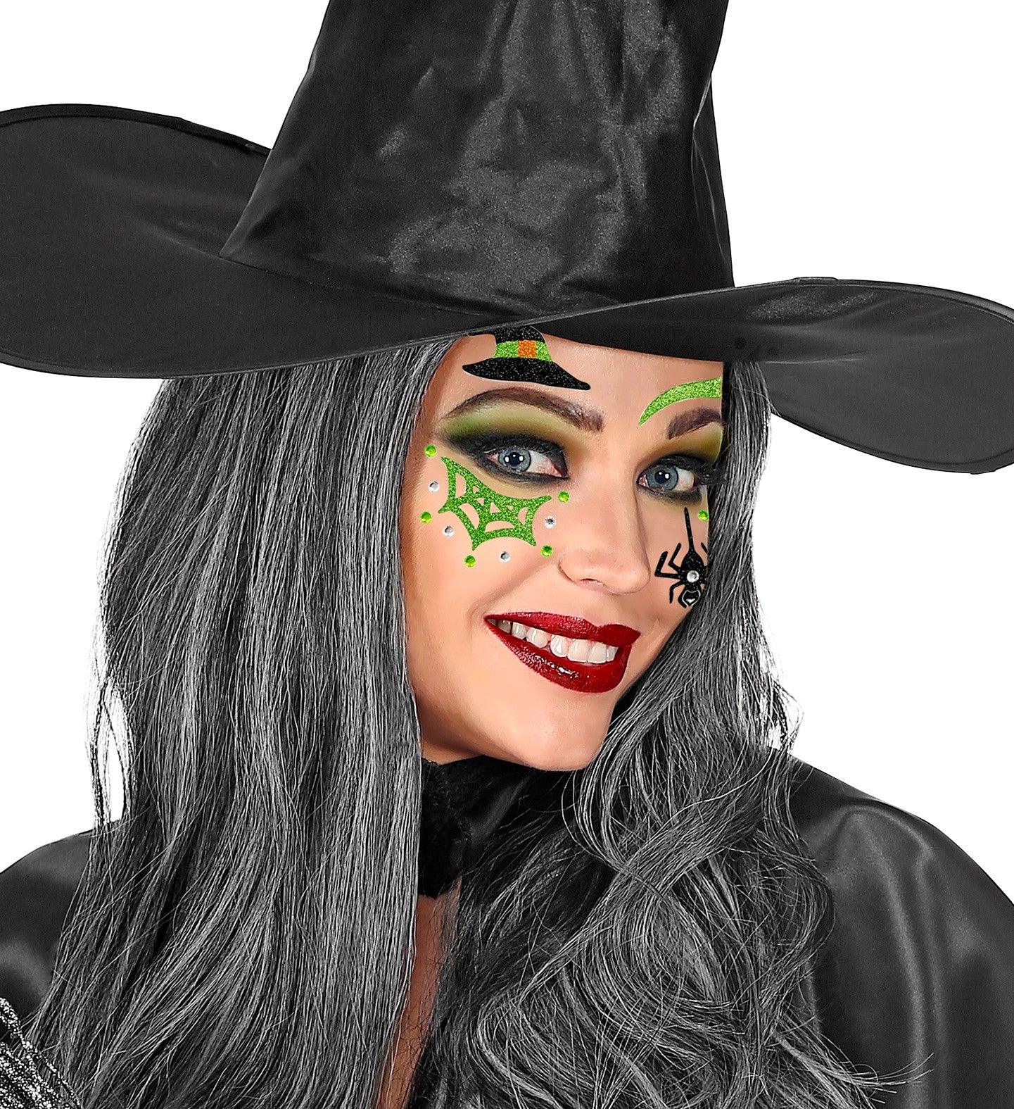Set de Adhesivos de Bruja con Purpurina - Image 3
