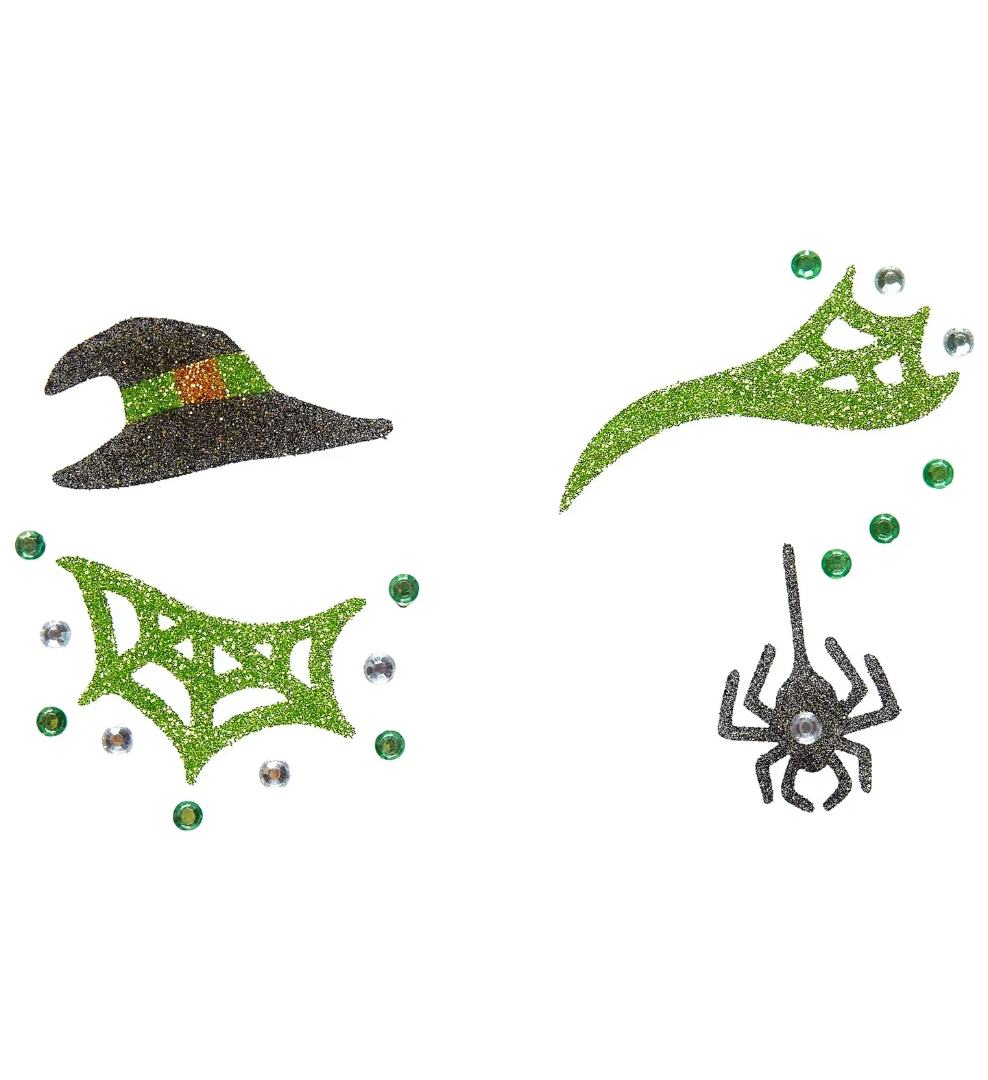 Set de Adhesivos de Bruja con Purpurina - Image 4