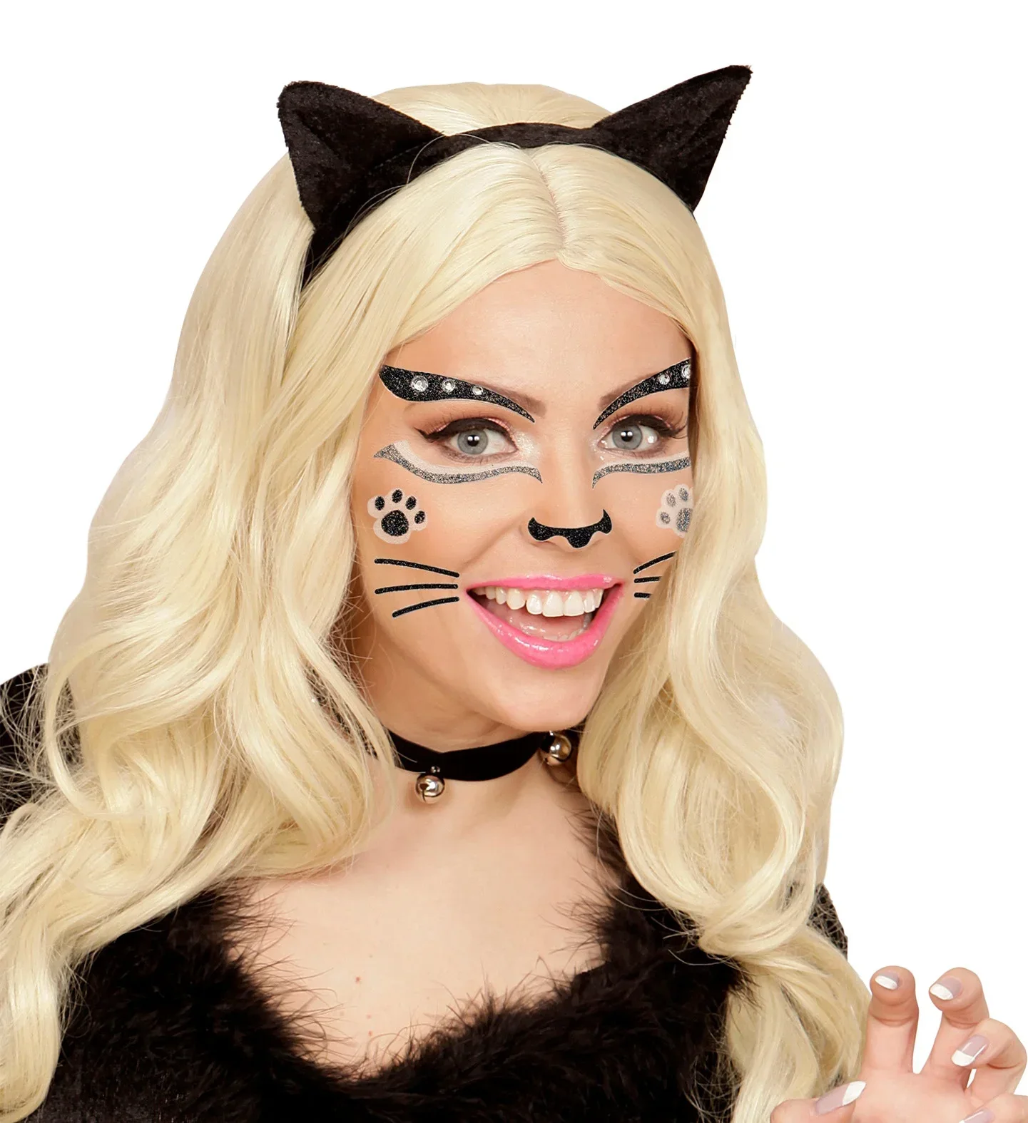 Set de Adhesivos de Gata con Purpurina - Image 3