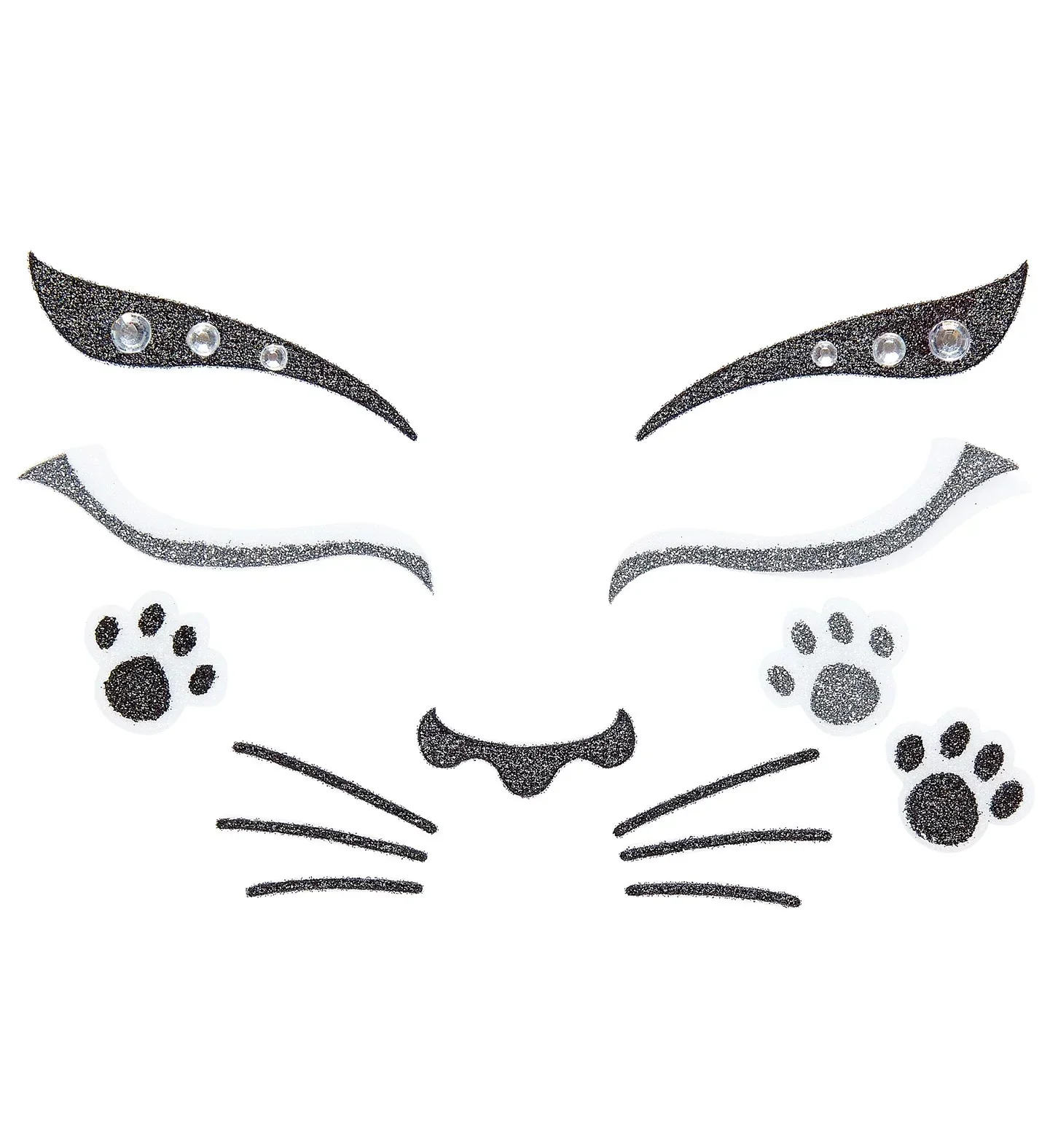 Set de Adhesivos de Gata con Purpurina - Image 4