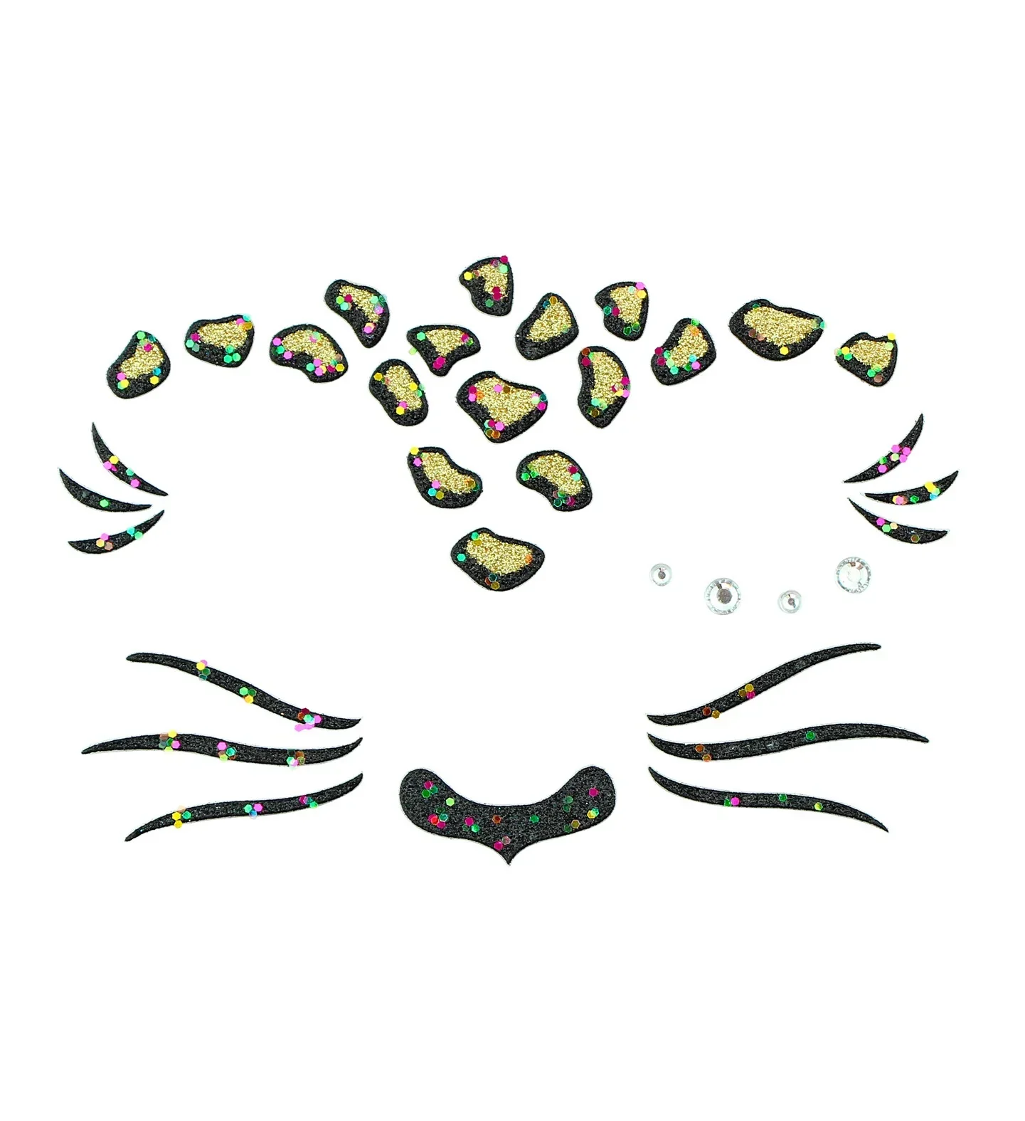 Set de Adhesivos de Leopardo con Purpurina - Image 4