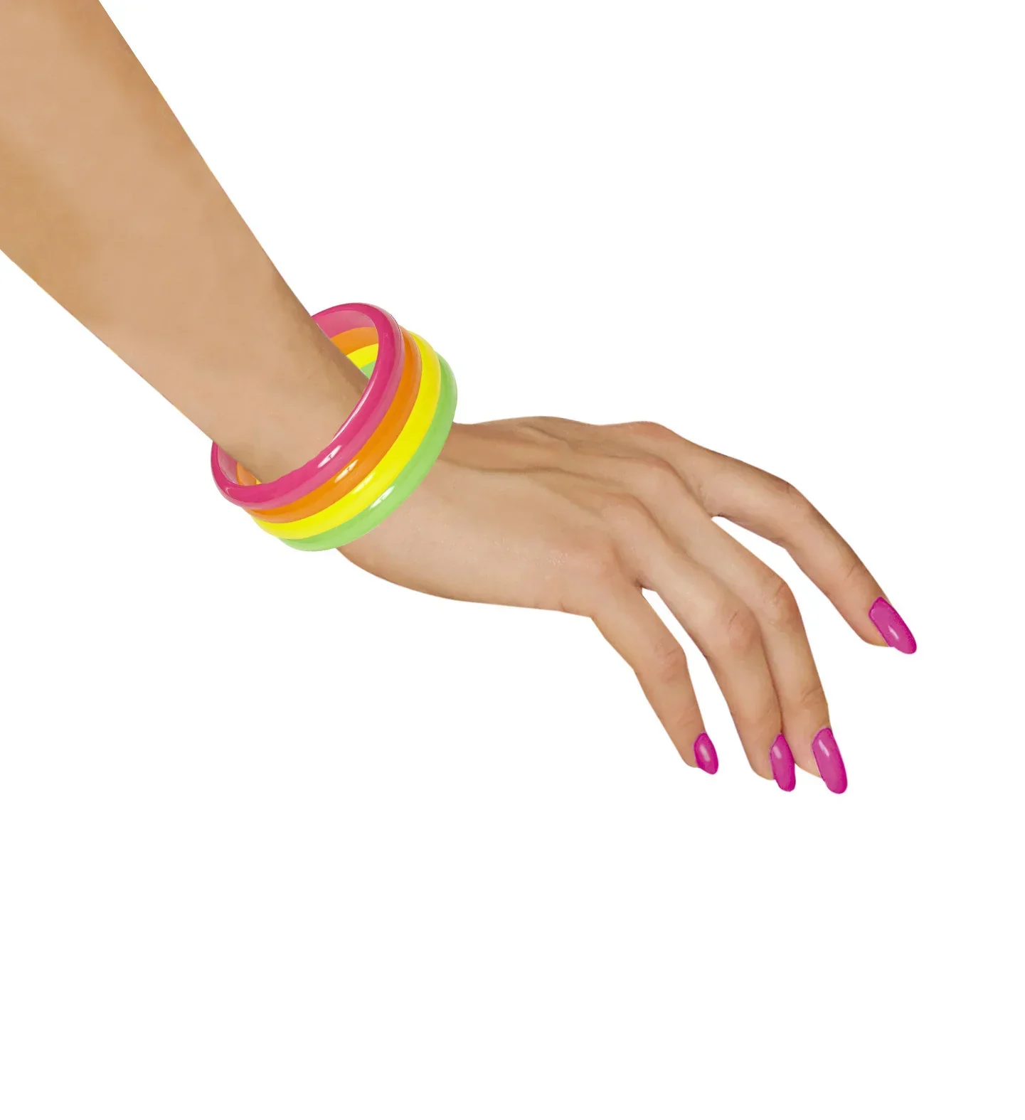 Set de Brazaletes Años 80 en Colores Neón - Image 2