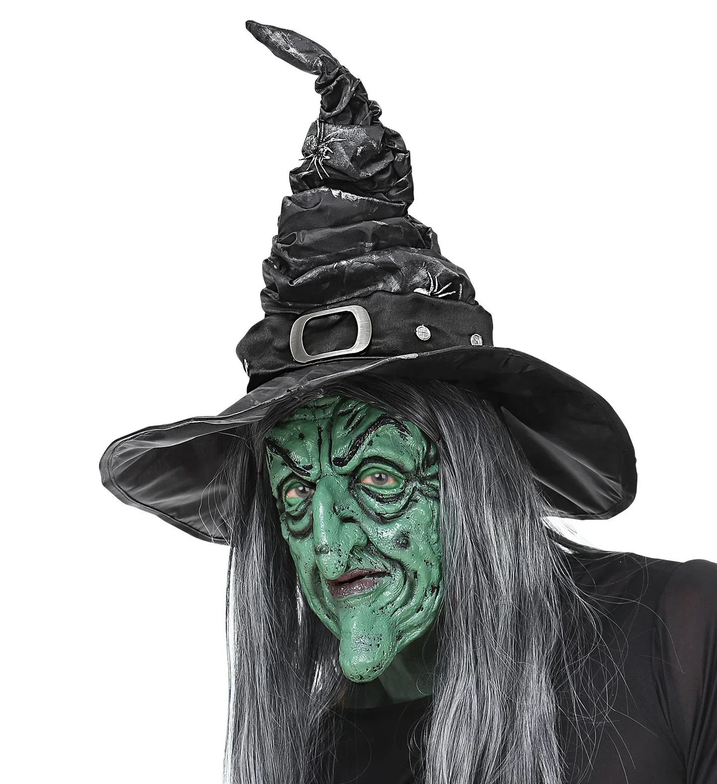 Sombrero de Bruja con Arañas Efecto Envejecido - Image 5