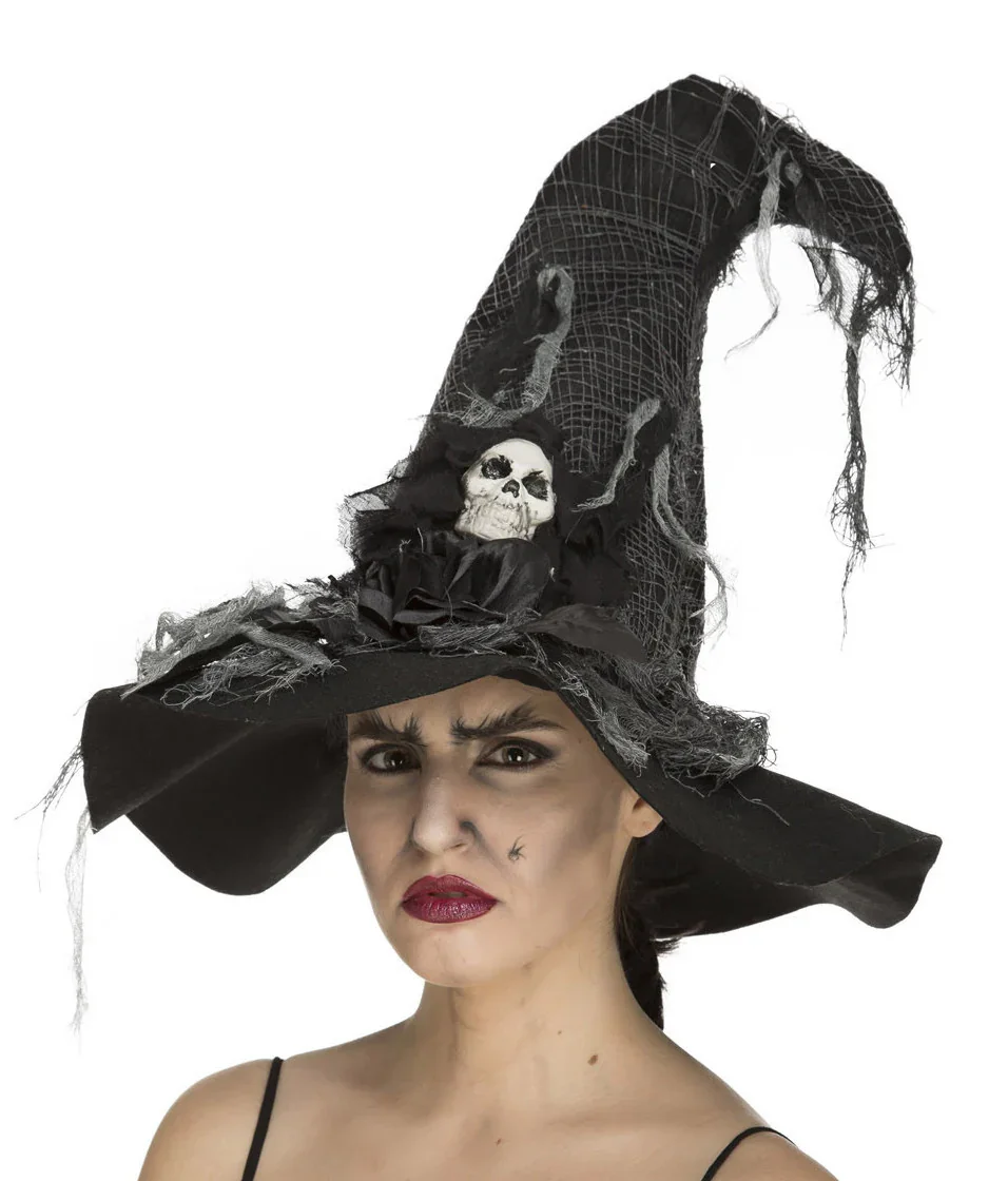 Sombrero de Bruja con Telarañas