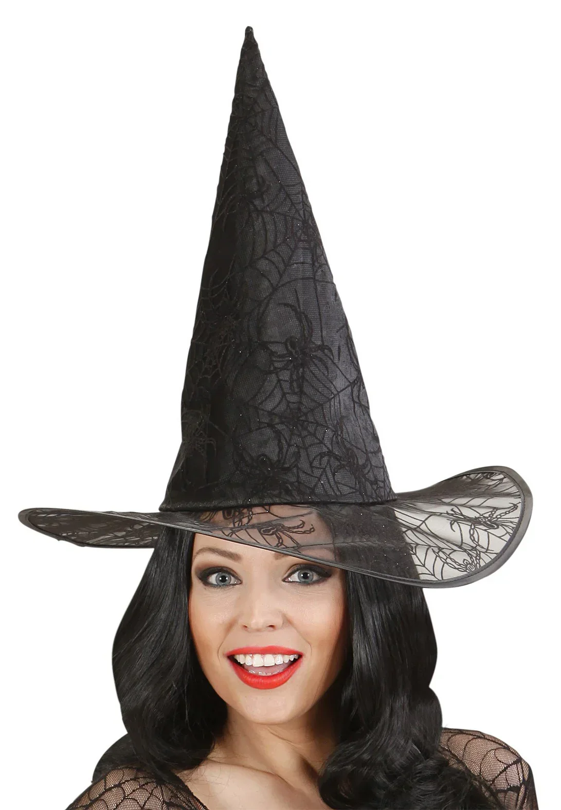 Sombrero de Bruja con Telarañas y Purpurina - Image 2