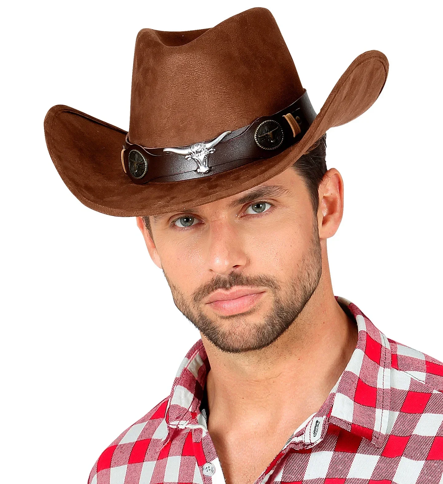 Sombrero de Cowboy Marrón Premium - Image 2