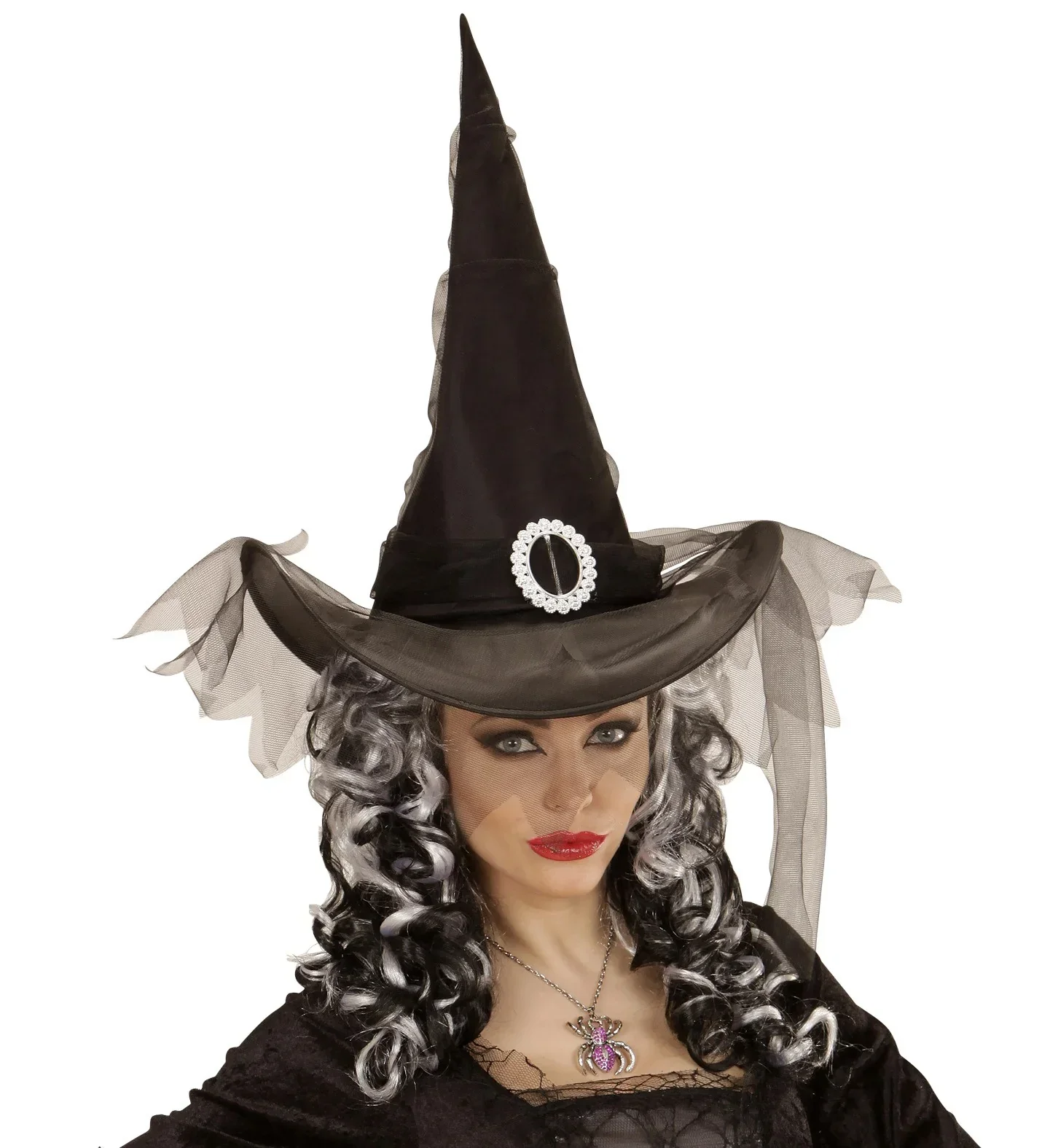 Sombrero de bruja con tul - Image 2