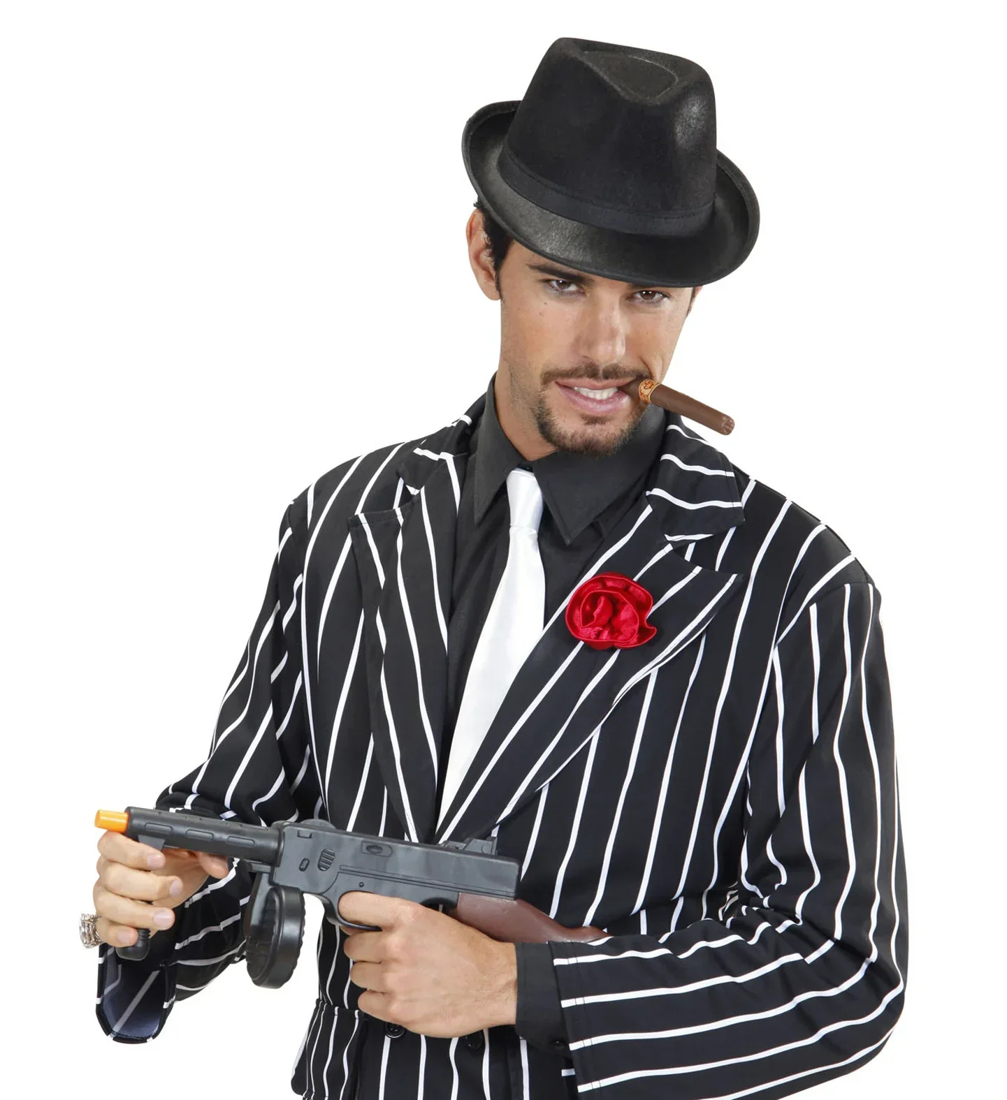 Sombrero de Gangster Negro - Image 3