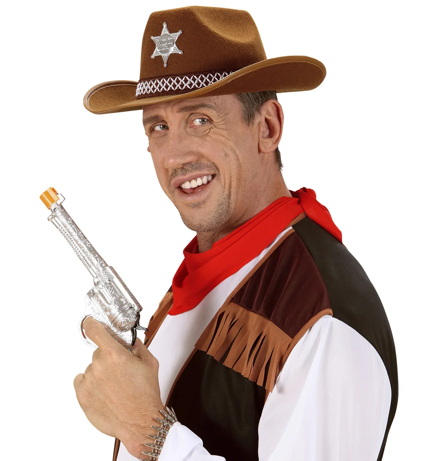 Sombrero marron Sheriff - Image 4
