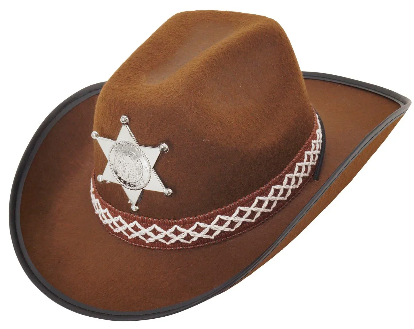 Sombrero de Sheriff Marrón Infantil
