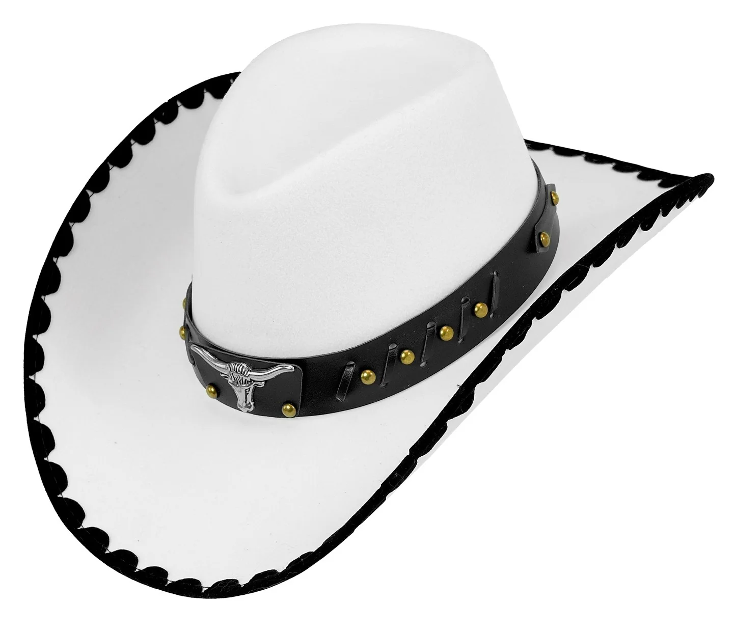 Sombrero de Vaquero Tejano Blanco
