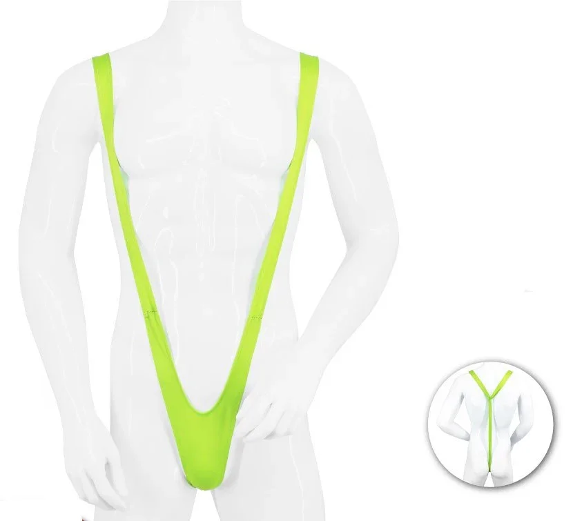 Tanga Sexy Verde de Borat para Hombre