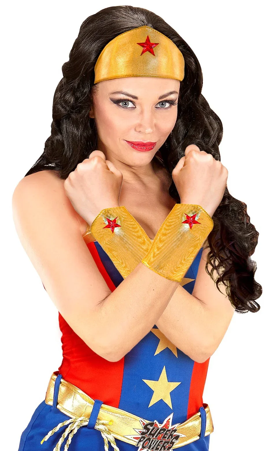 Tiara y Brazaletes Dorados de Wonder Lady - Image 2