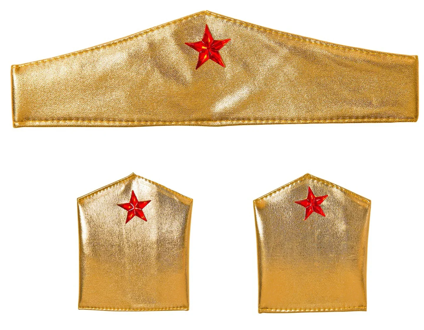 Tiara y Brazaletes Dorados de Wonder Lady - Image 3