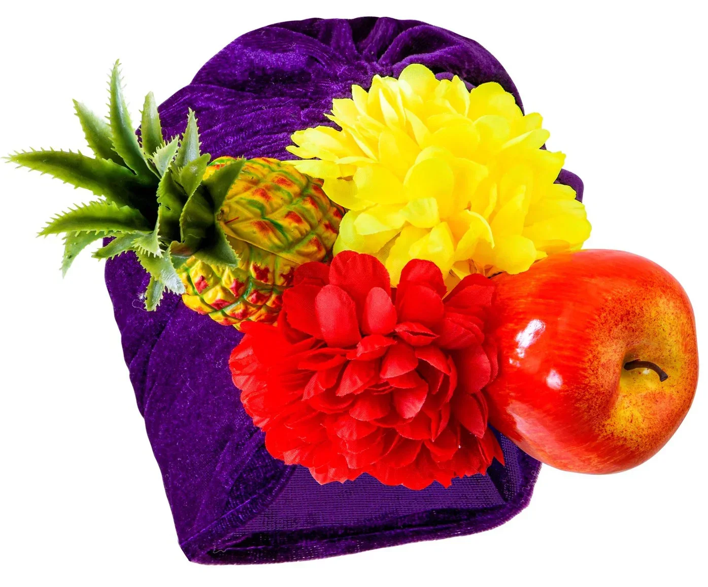 Tocado Caribeño con Frutas y Flores - Image 2