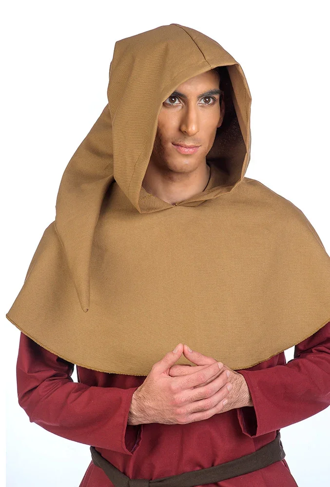 Traje de Campesino Medieval Granate - Image 3