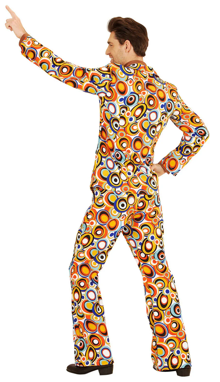 Traje de Círculos Años 70 para Hombre - Image 2