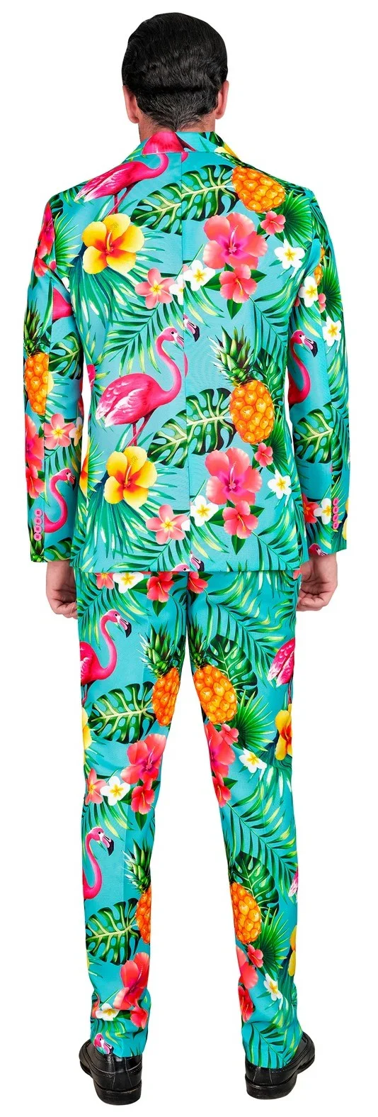 Traje con Estampado Hawaiano Tropical para Hombre - Image 3