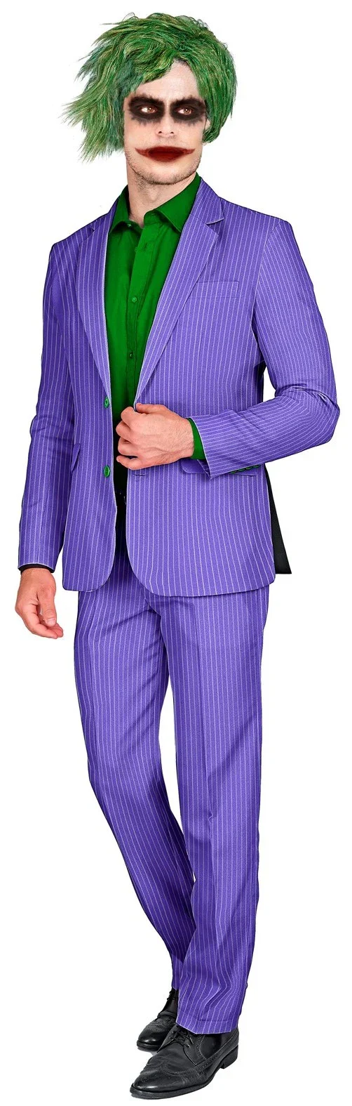 Traje de Joker Morado con Rayas para Hombre - Image 2
