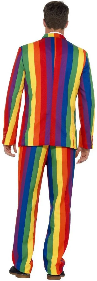 Traje de Rayas Multicolor para Hombre - Image 2