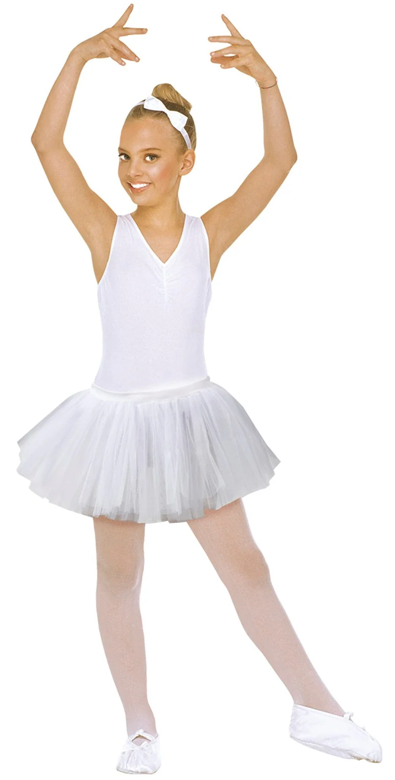 Tutú Bailarina de Ballet Blanco para Niña - Image 2